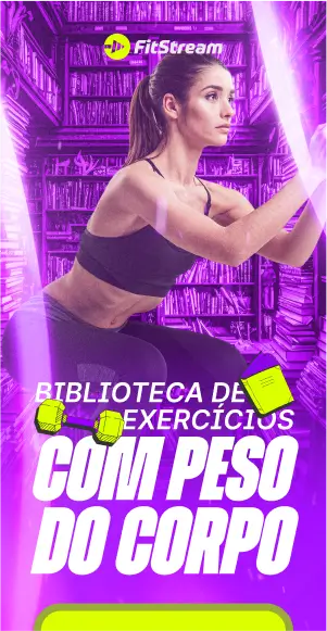 Banner Vertical - Biblioteca de Exercícios Com Peso Do Corpo
