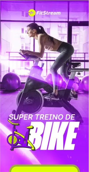 Banner Vertical - Super treino de bike