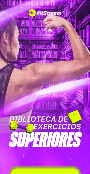 Banner Vertical - biblioteca de exercícios superiores